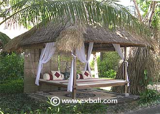 Beach or pool side gazebo.