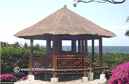 Beach side Balinese gazebo 